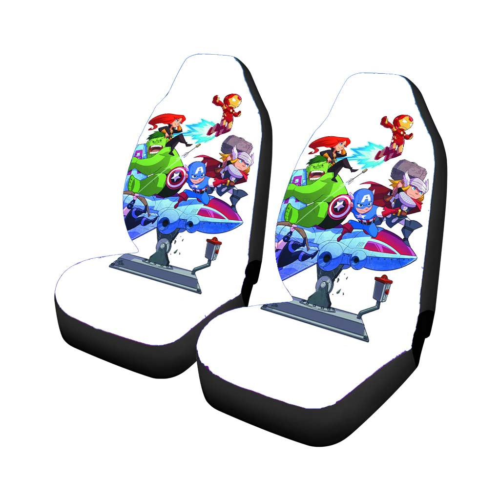Cute Avengers car Seat Covers