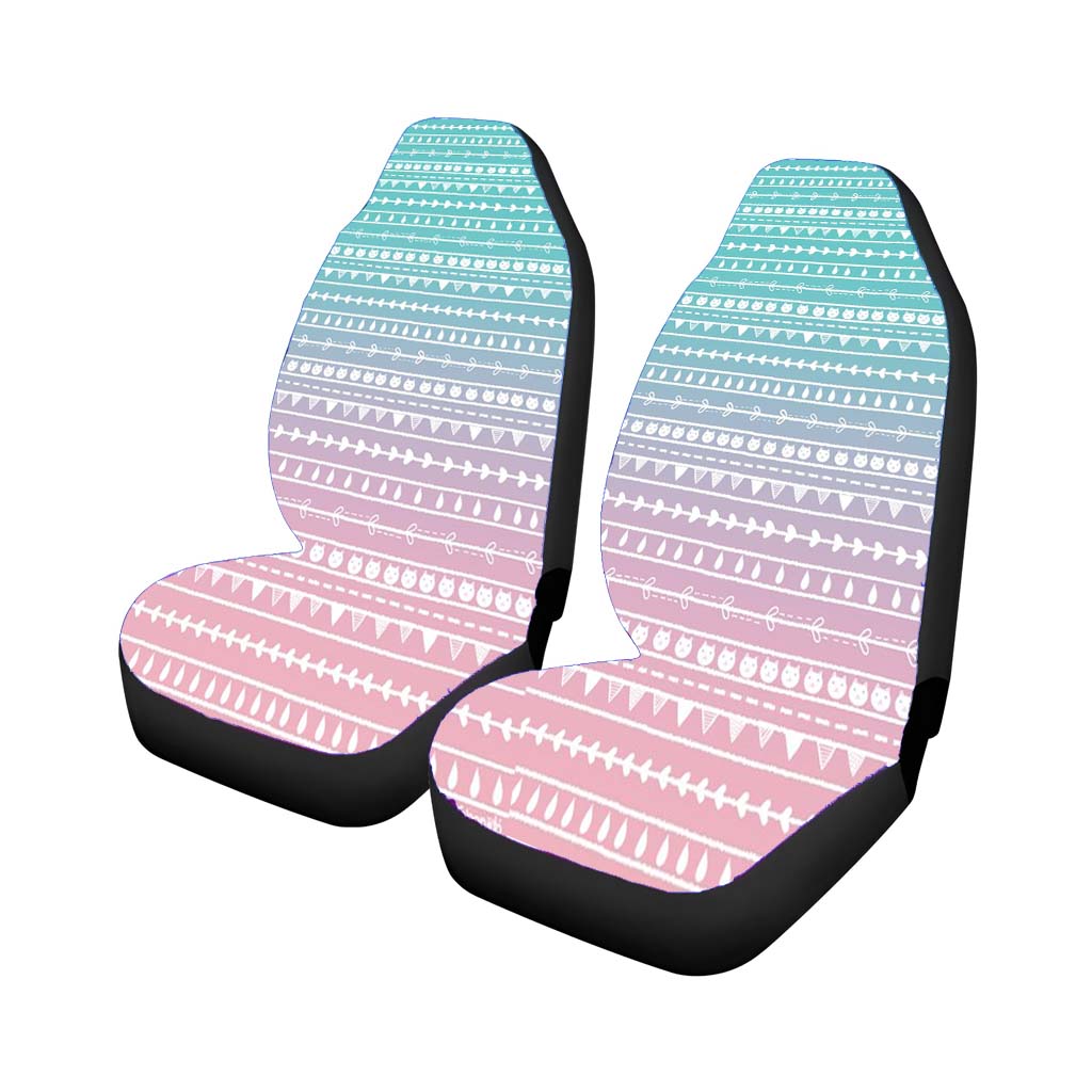 Cute Cat Pattern car Seat Covers