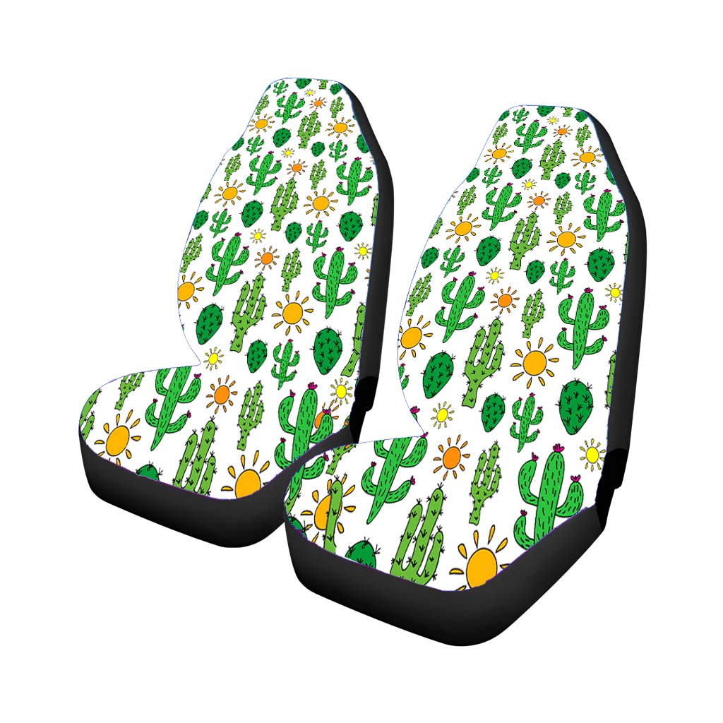 Cute Desert Cactus Pattern car Seat Covers