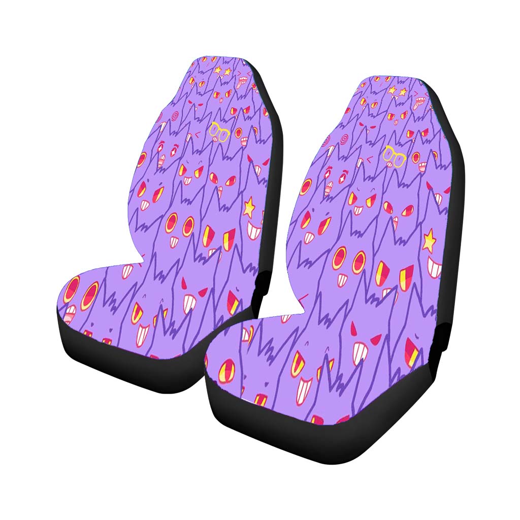Cute Gengar Pattern car Seat Covers