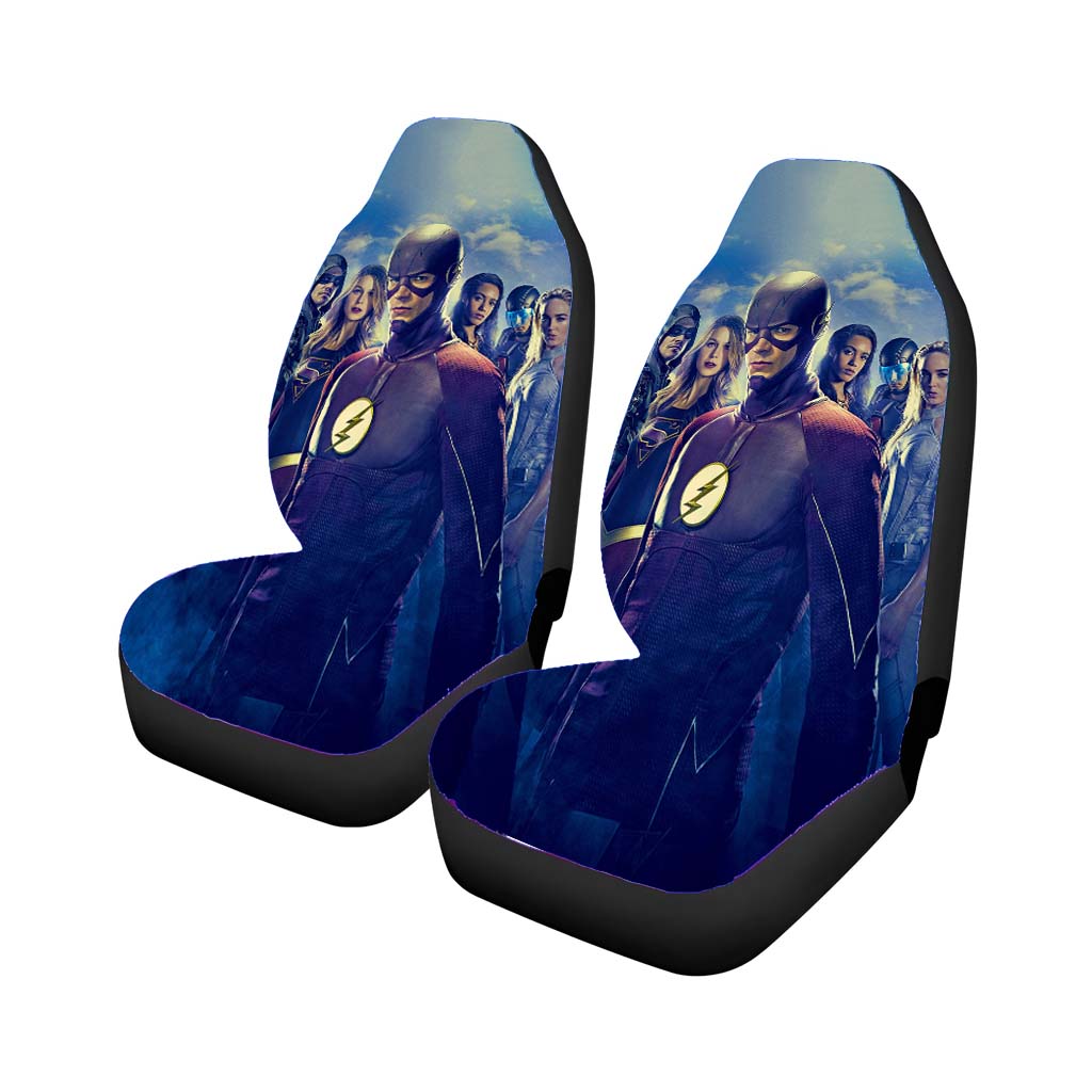 Cw The Flash Arrow Supergirl Legends car Seat Covers