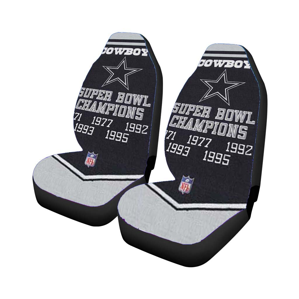 Dallas Cowboys Banner Texture car Seat Covers