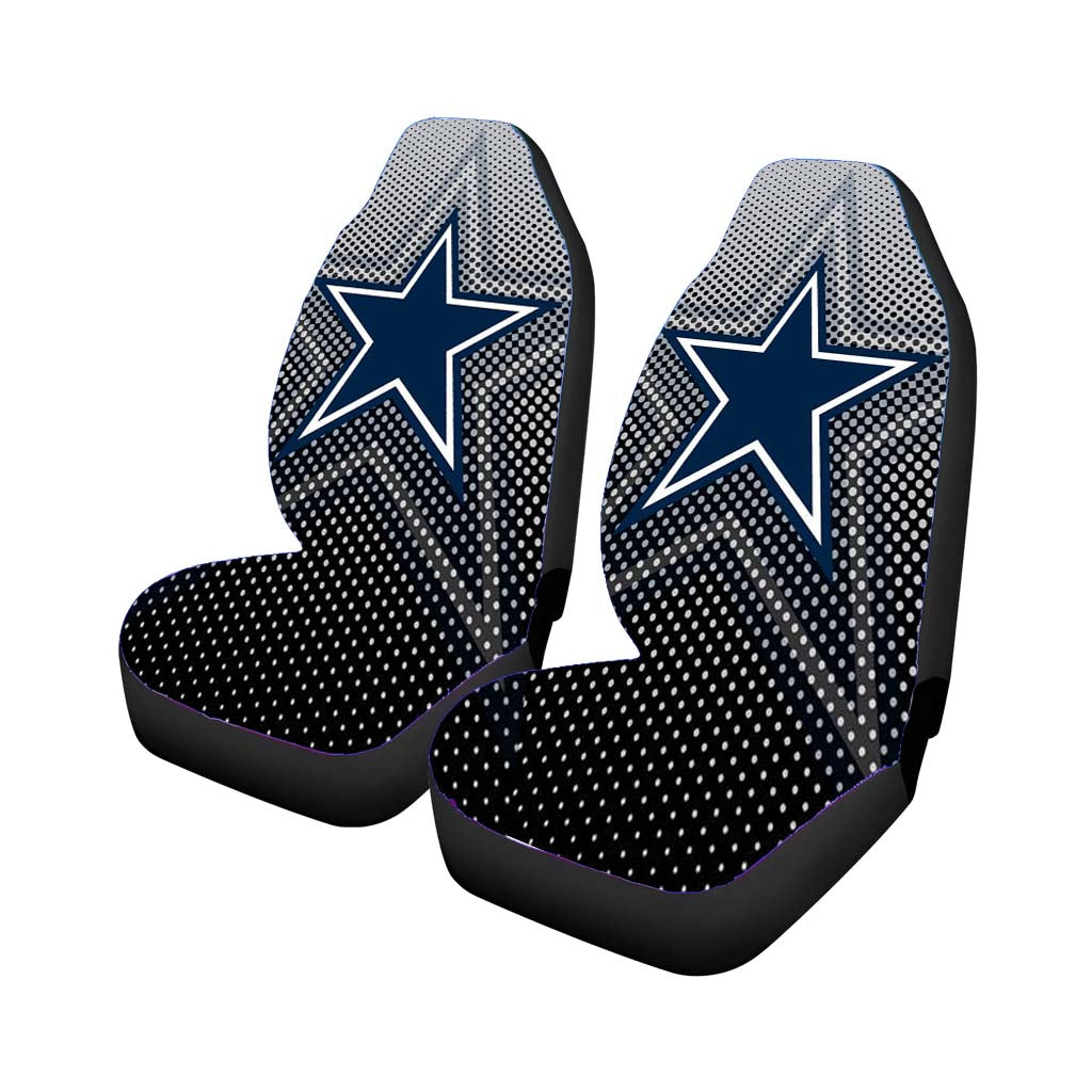 Dallas Cowboys Wallapaper Carbon 2 car Seat Covers