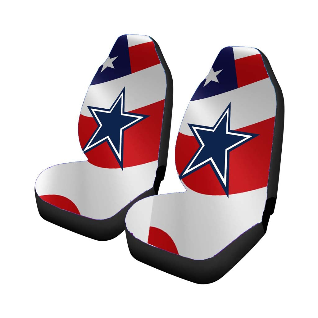 Dallas Cowboys X United State Flag car Seat Covers