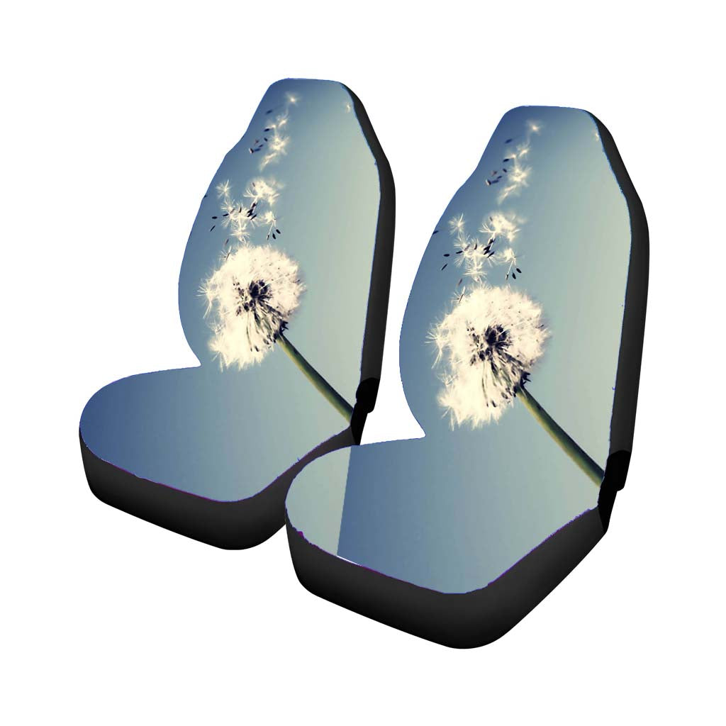 Dandelion Flower Wish Cute Custom car Seat Covers