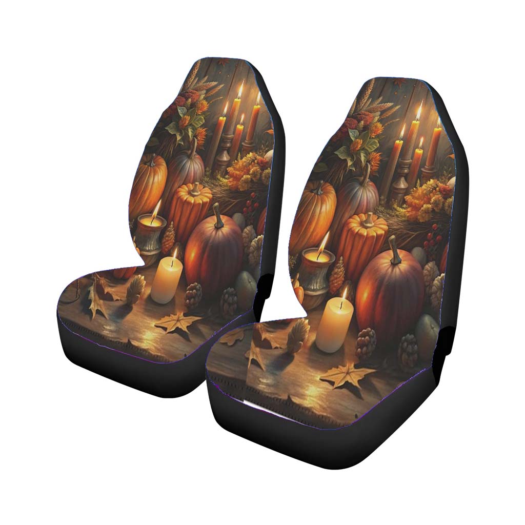 Dark Autumn Ambience House Banner car Seat Covers