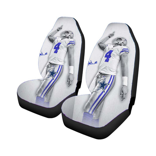 Dc Dak Prescott With Signature Art Car Seat Covers