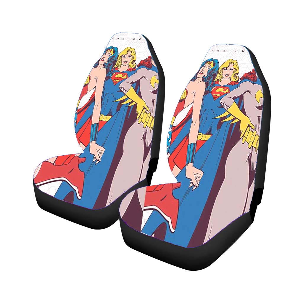 Dc Girl Power 2 car Seat Covers