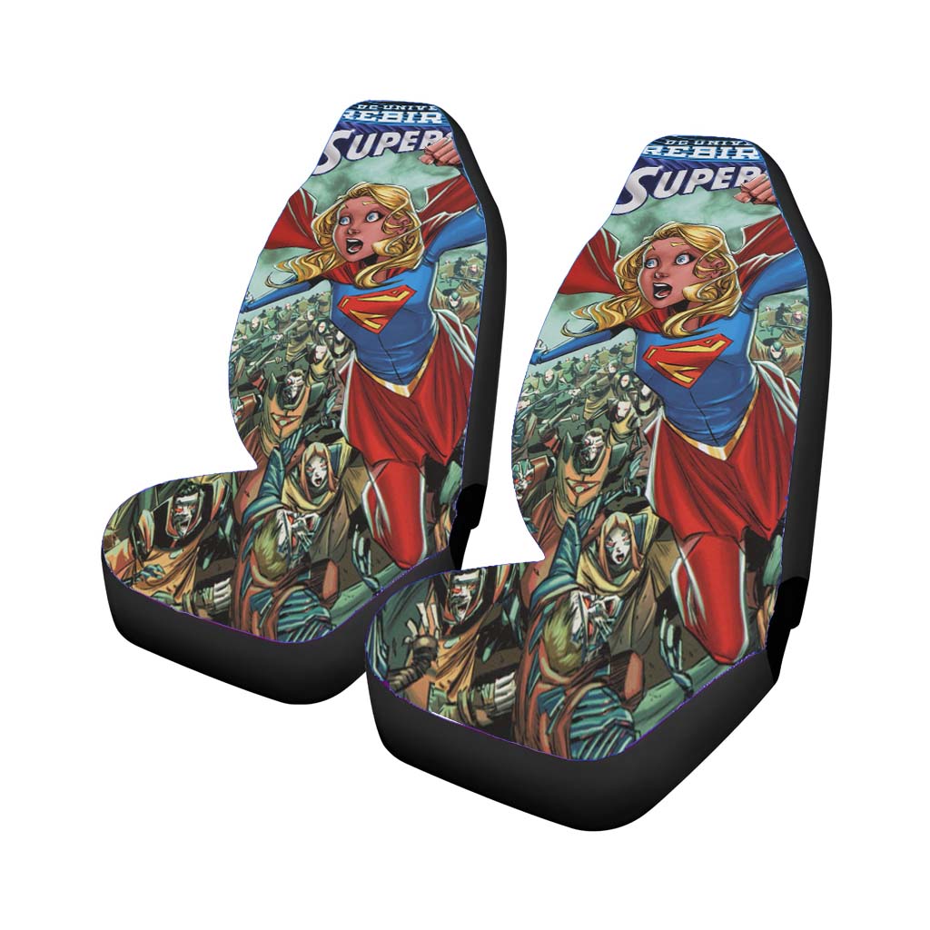 Dc Universe Rebirth Supergirl Super Hero car Seat Covers