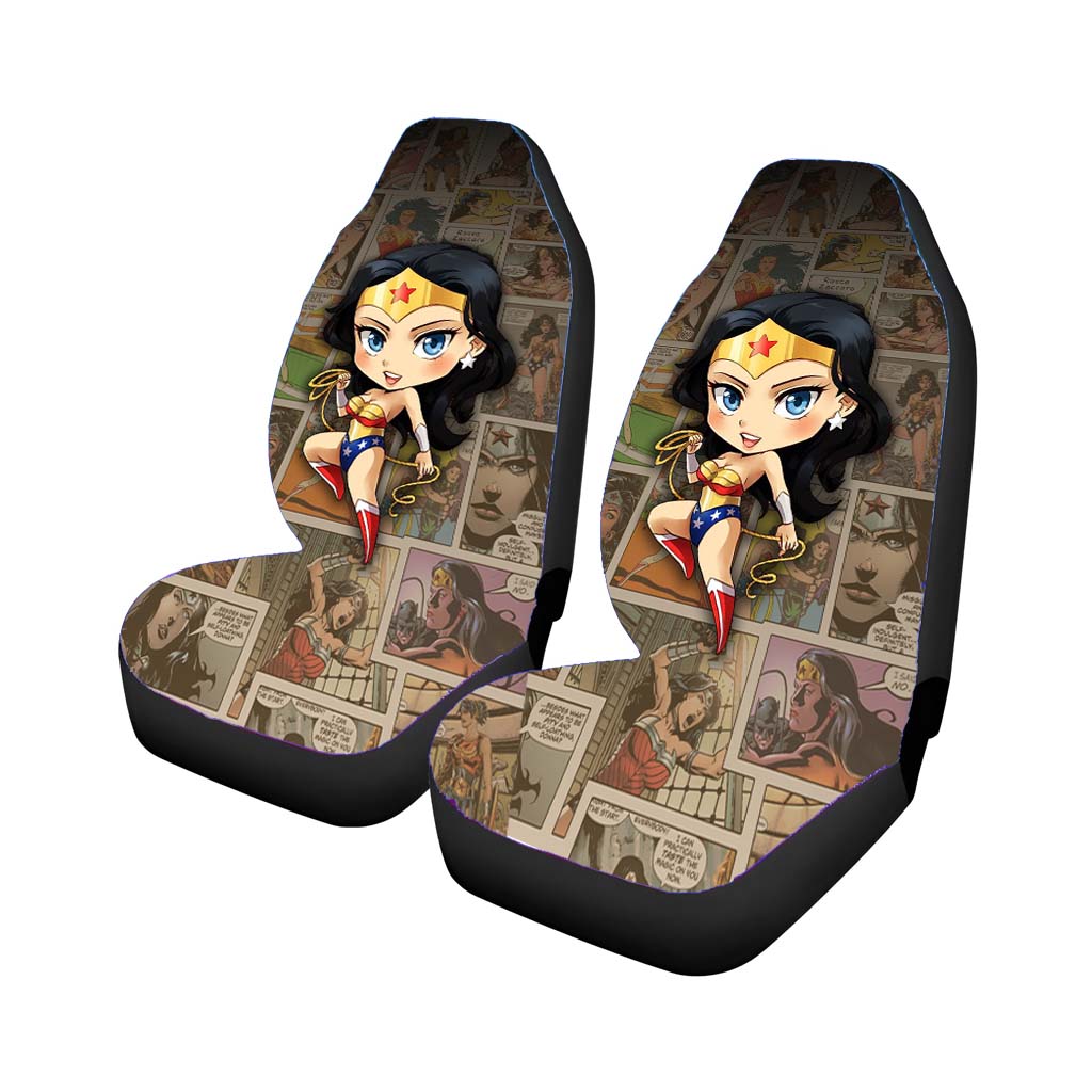 Dc Wonder Woman Comic car Seat Covers