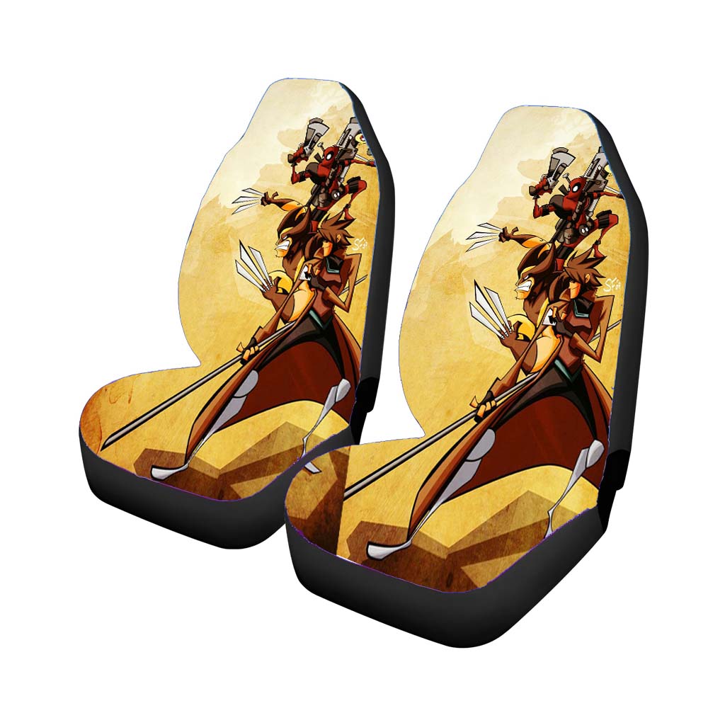 Deadpool And Marvells car Seat Covers