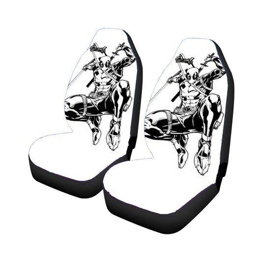Deadpool Bw Jump Car Seat Covers