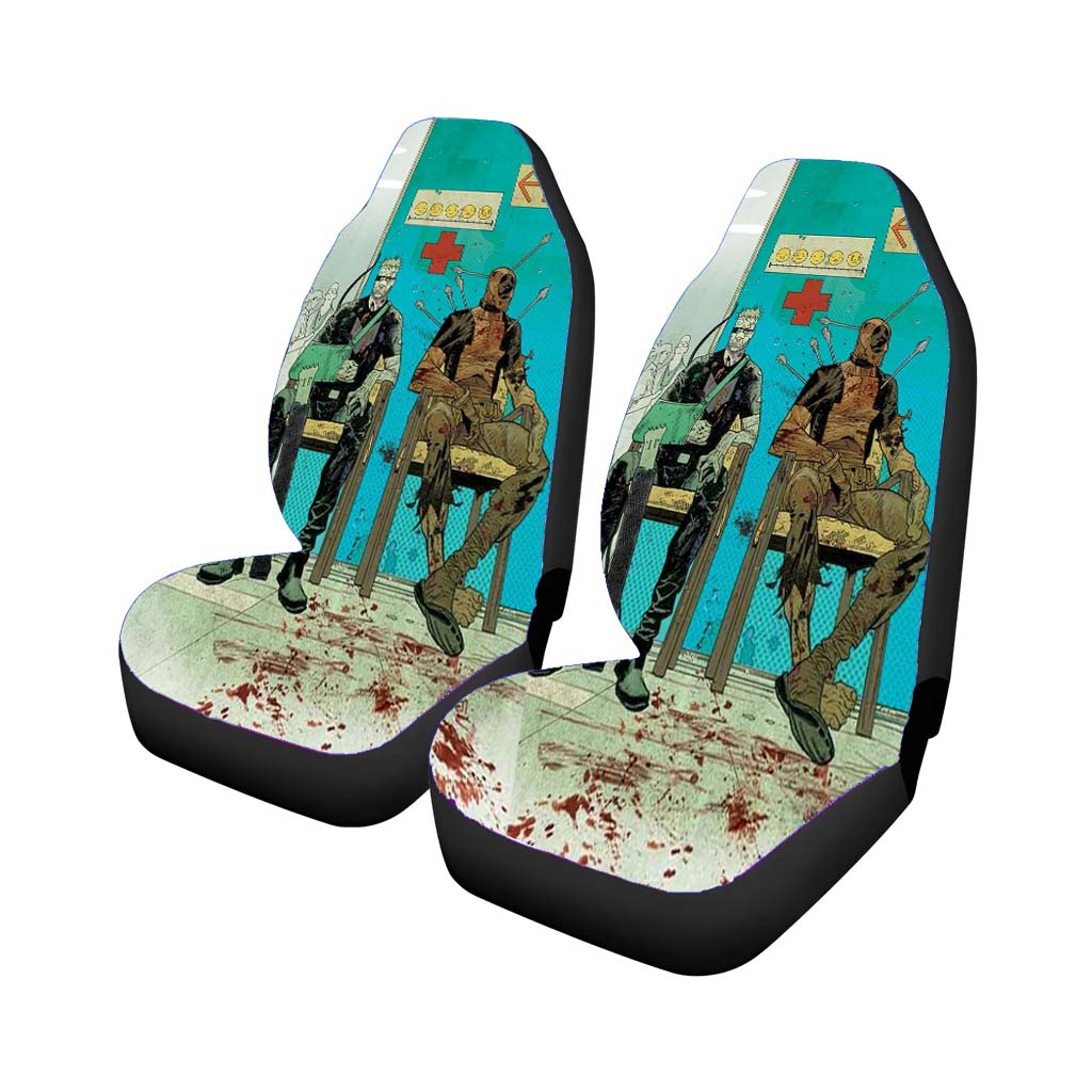 Deadpool Crazy car Seat Covers
