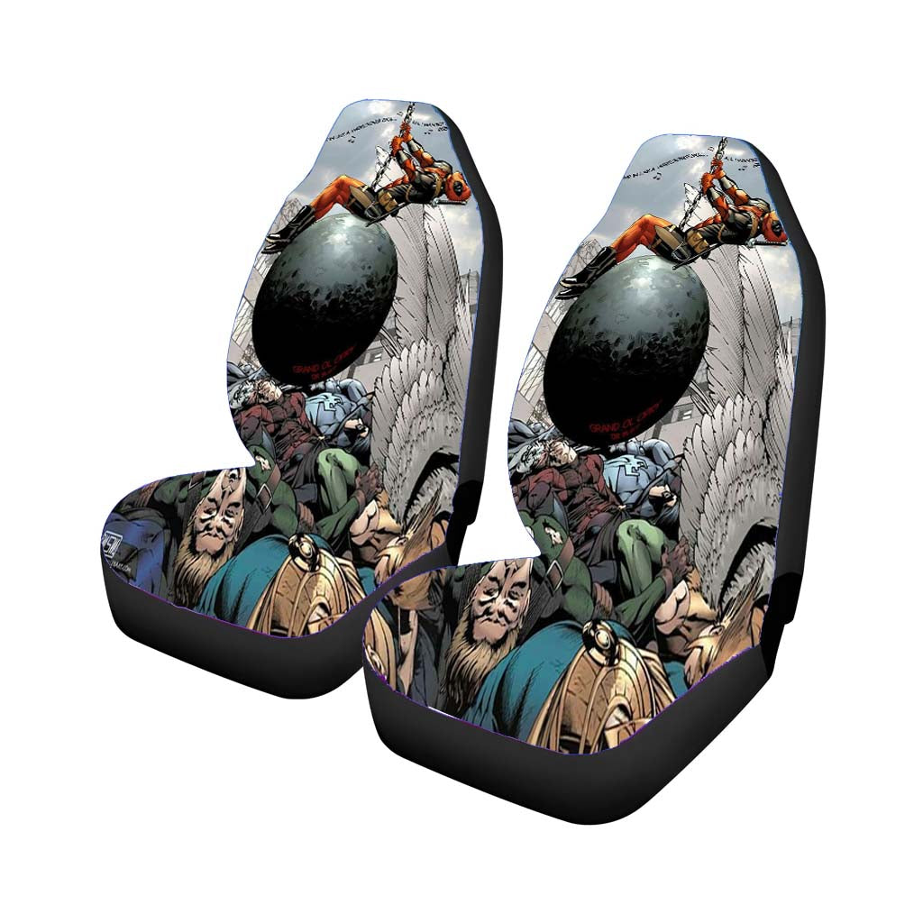 Deadpool Crazy Time car Seat Covers