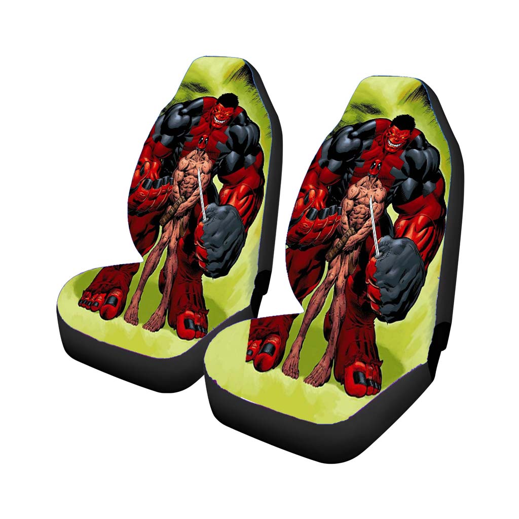 Deadpool Crazy Time Hulk car Seat Covers