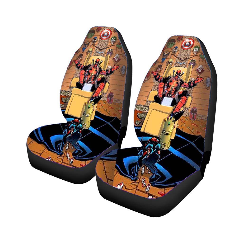 Deadpool Kills All Superheroes car Seat Covers