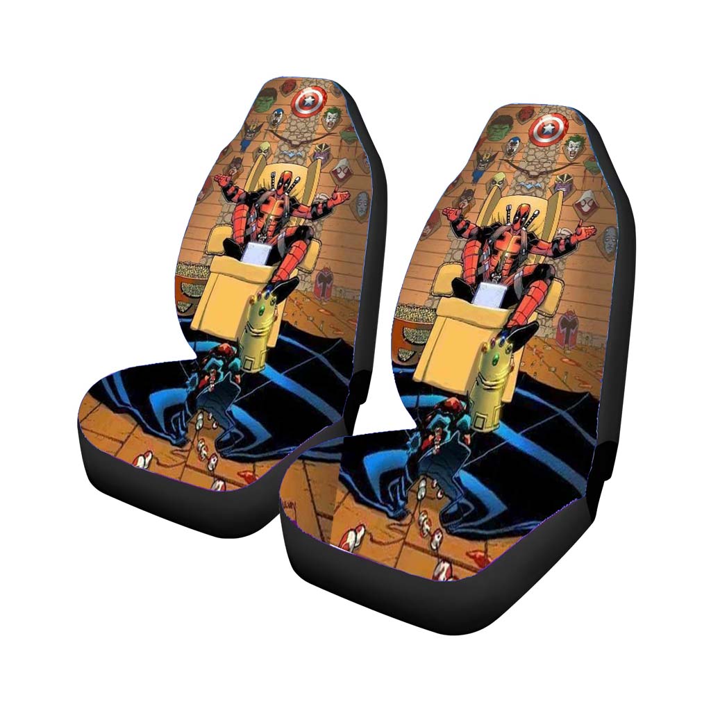 Deadpool Mask Avengers car Seat Covers