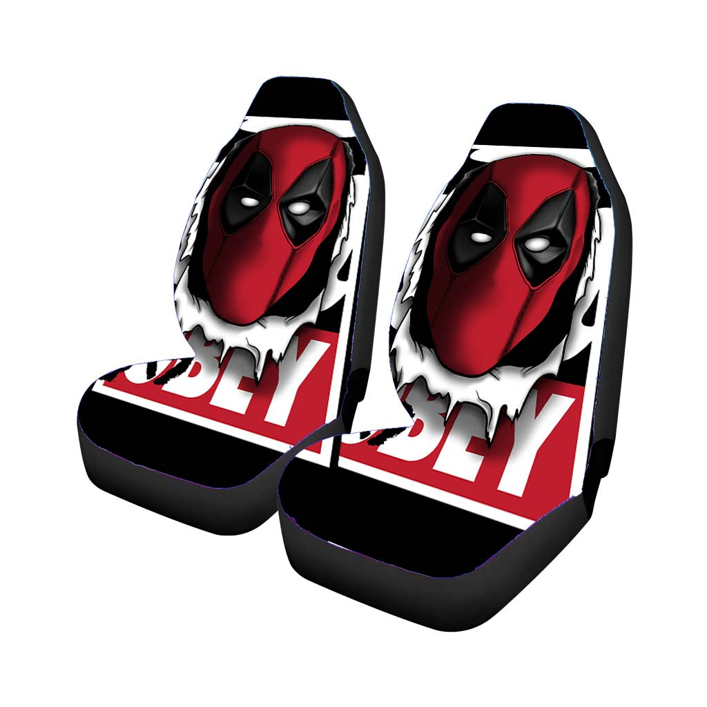 Deadpool Obey car Seat Covers