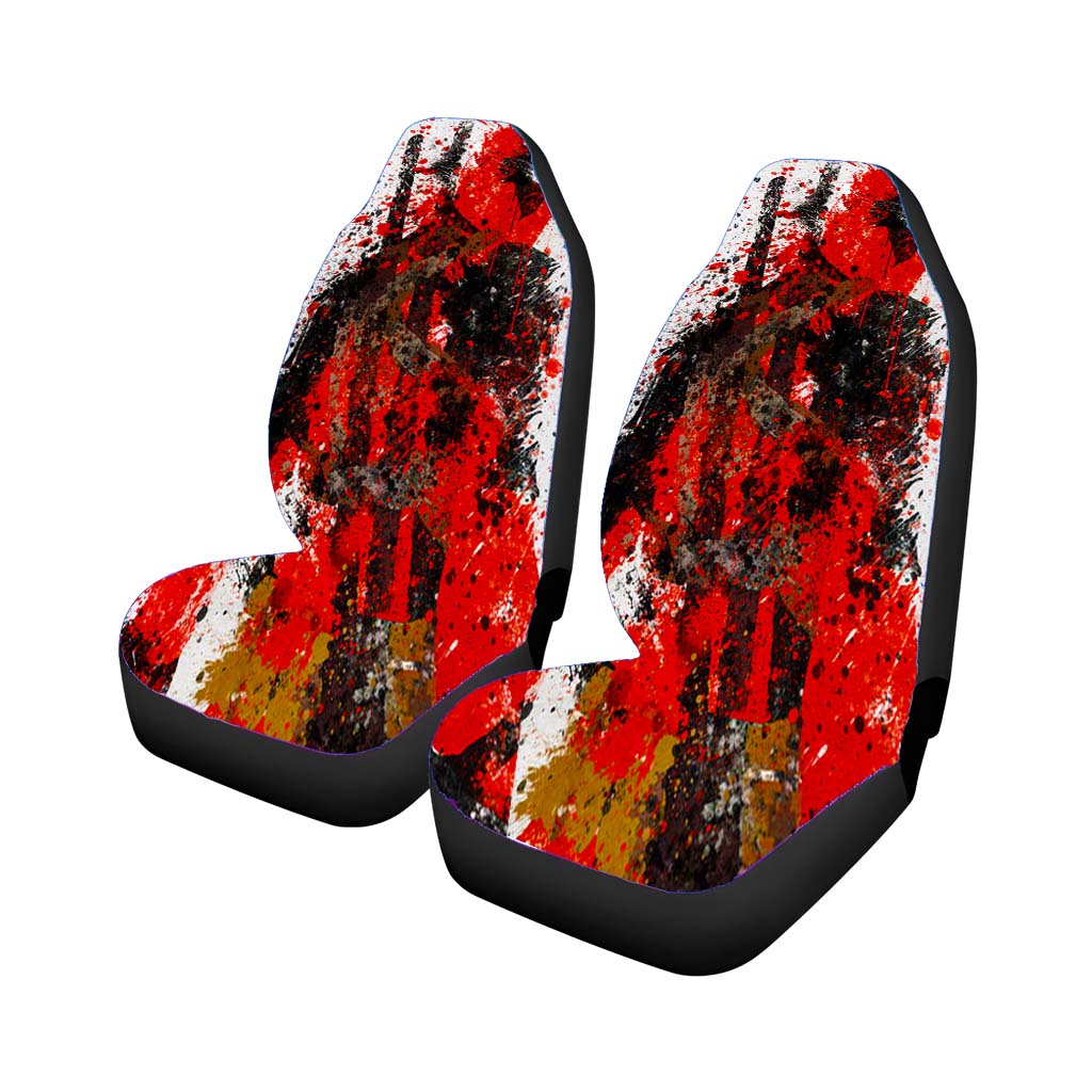 Deadpool Paint Splat car Seat Covers