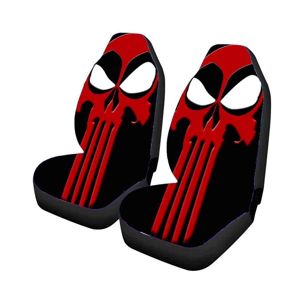 Deadpool Punisher Logo car Seat Covers
