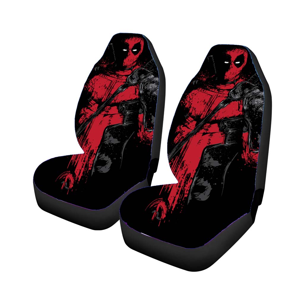 Deadpool Red Mercenary car Seat Covers