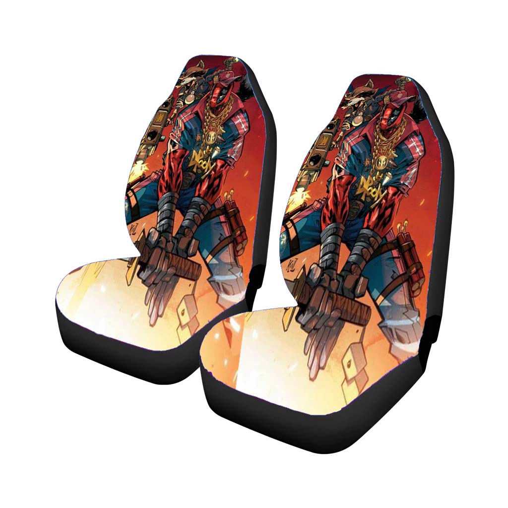 Deadpool Samurai car Seat Covers