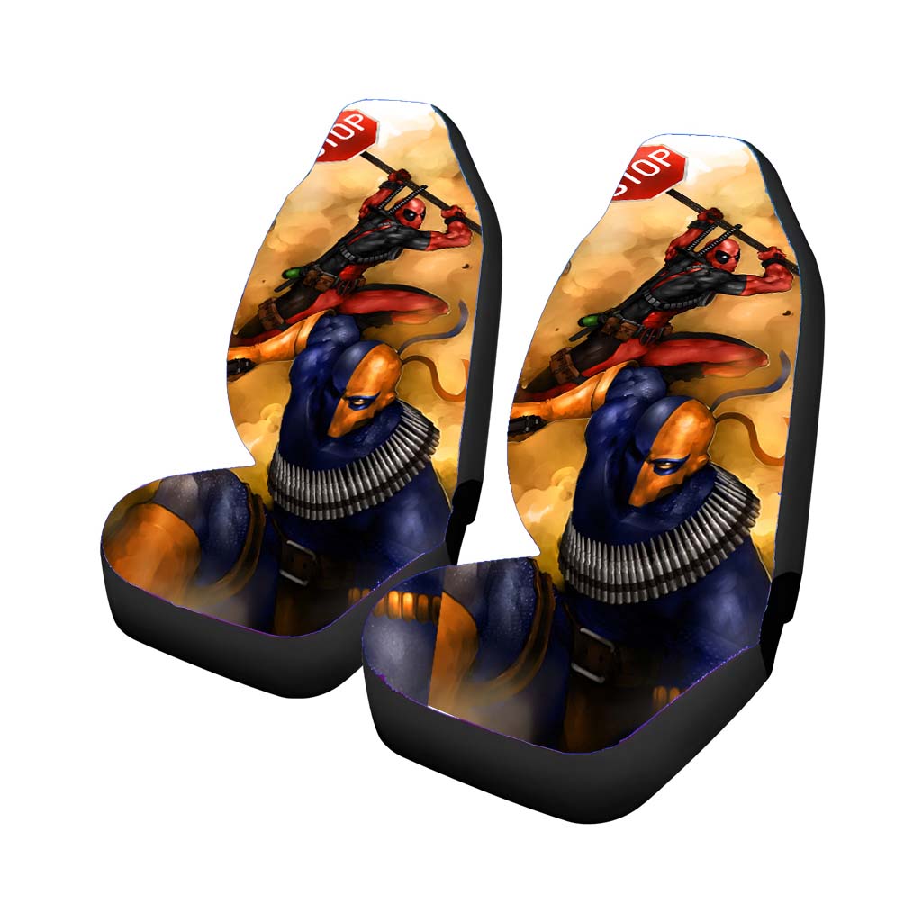 Deadpool Vs Deathstroke car Seat Covers
