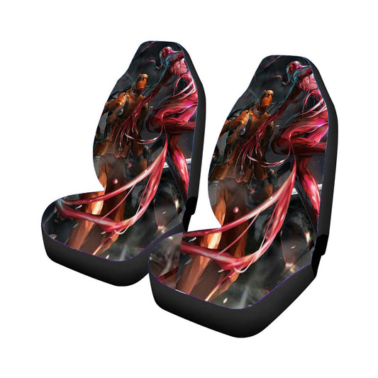 Deadpool Vs Spiderman Car Seat Covers