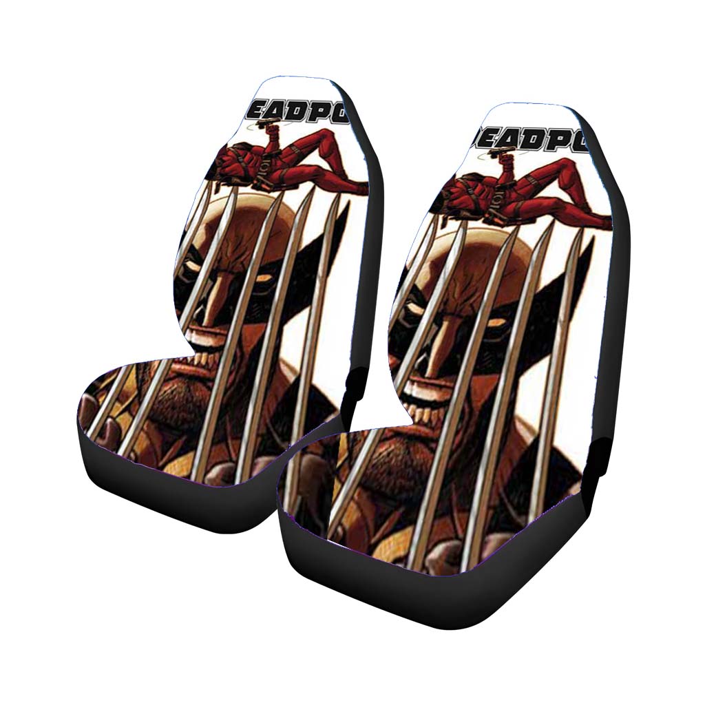 Deadpool Vs Wolverine car Seat Covers