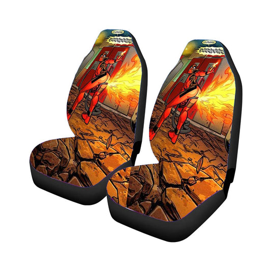 Deadpool Woooo Car Seat Covers