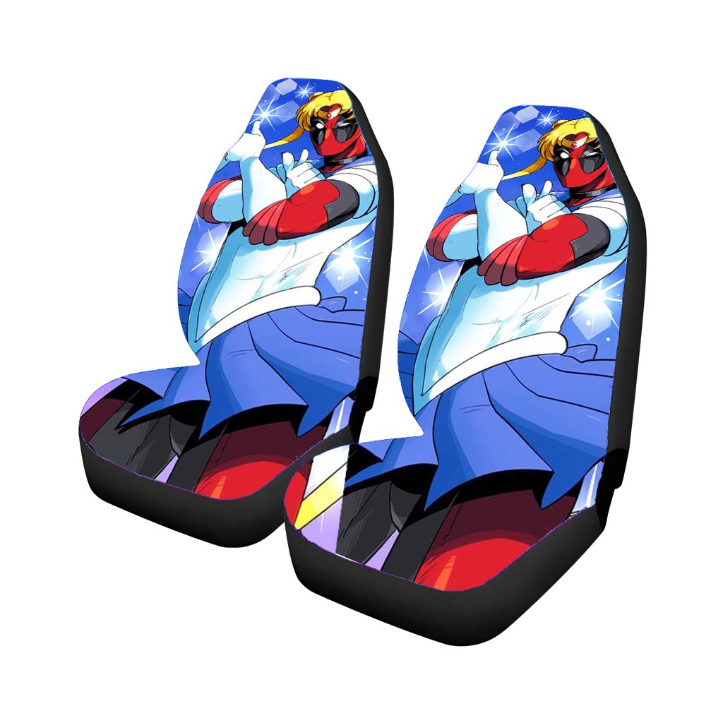 Deadpool X Sailormoon car Seat Covers