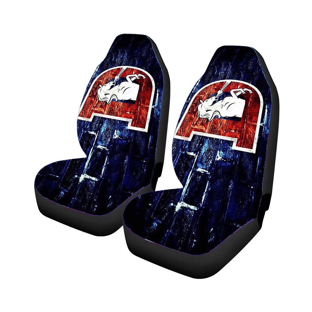 Denver Broncos 2 car Seat Covers