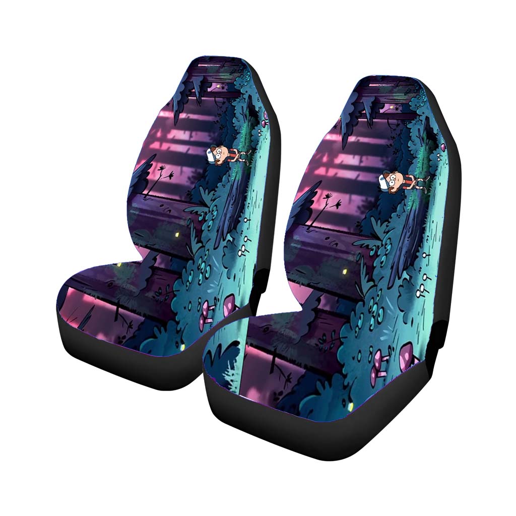 Dipper In The Dark Woods Gravity Falls car Seat Covers