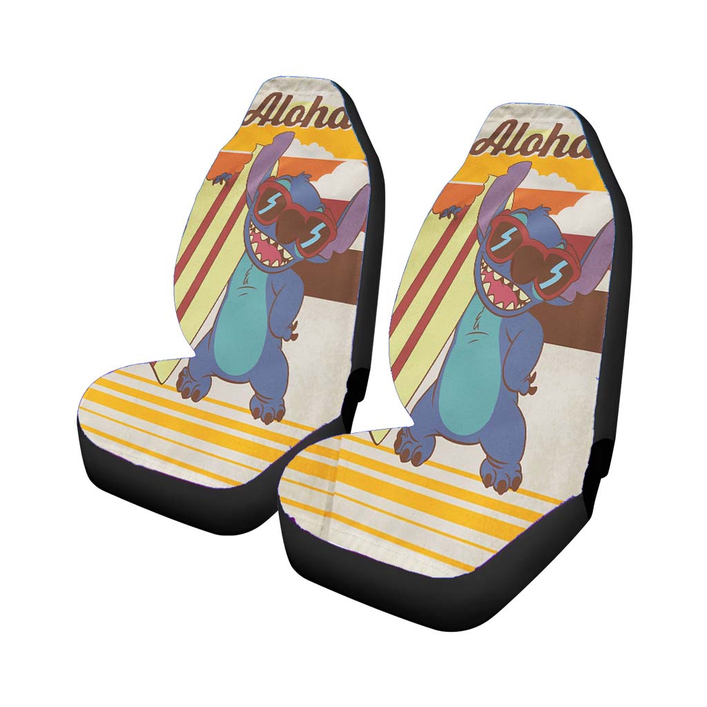 Disney Aloha Stitch car Seat Covers