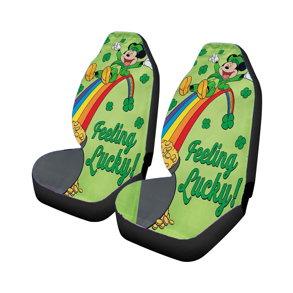 Disney Feeling Lucky St. Patrick'S Day Mickey car Seat Covers