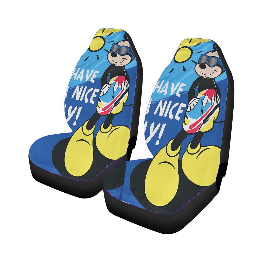 Disney Have A Nice Day Sunny Mickey car Seat Covers
