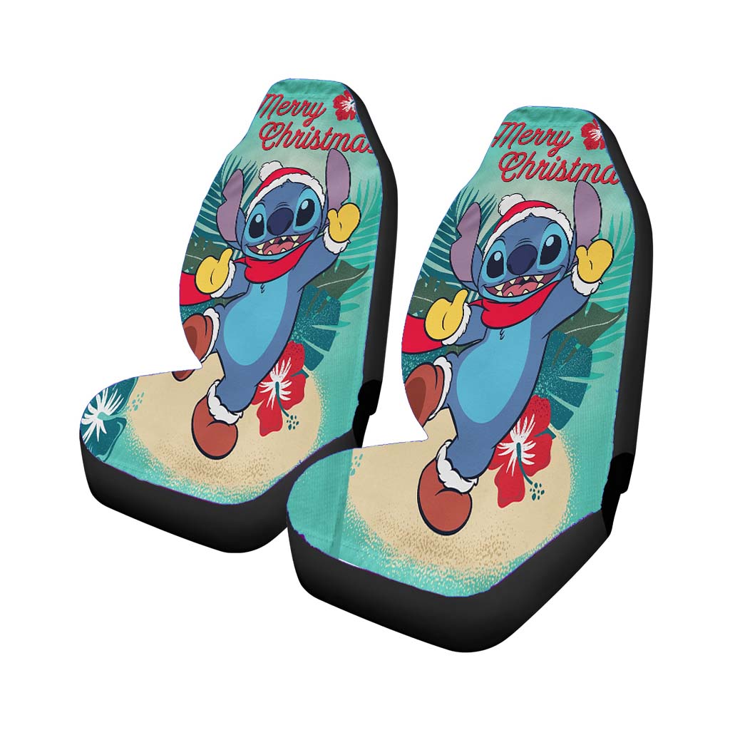 Disney Merry Christmas Stitch car Seat Covers