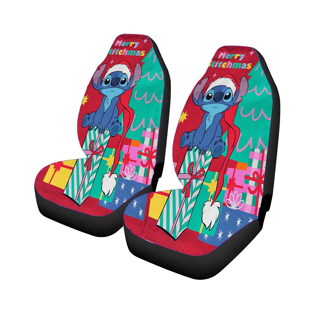 Disney Merry Stitchmas Stitch car Seat Covers