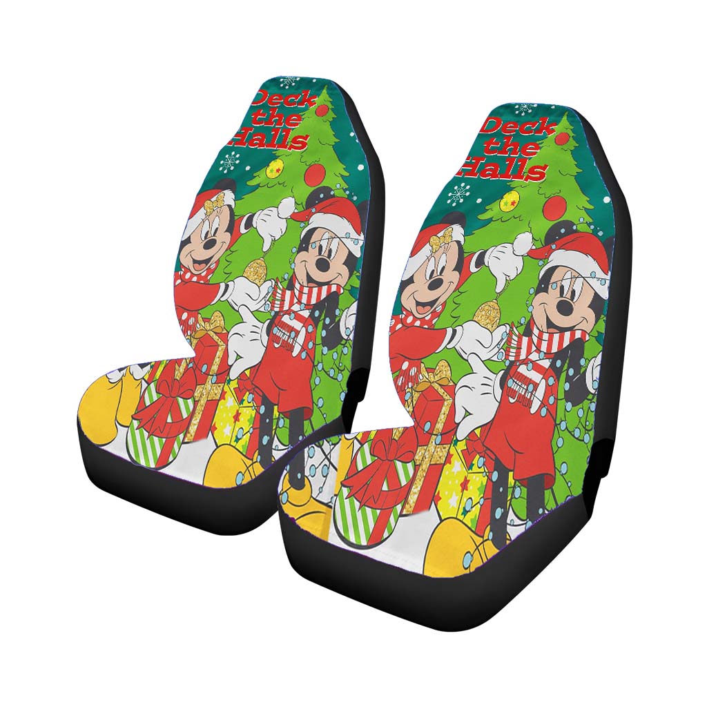 Disney Mickey And Minnie Deck The Halls car Seat Covers