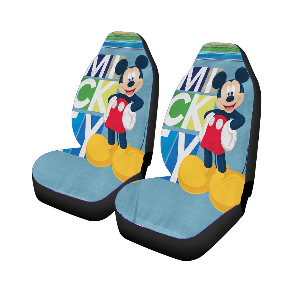 Disney Mickey Blocks car Seat Covers