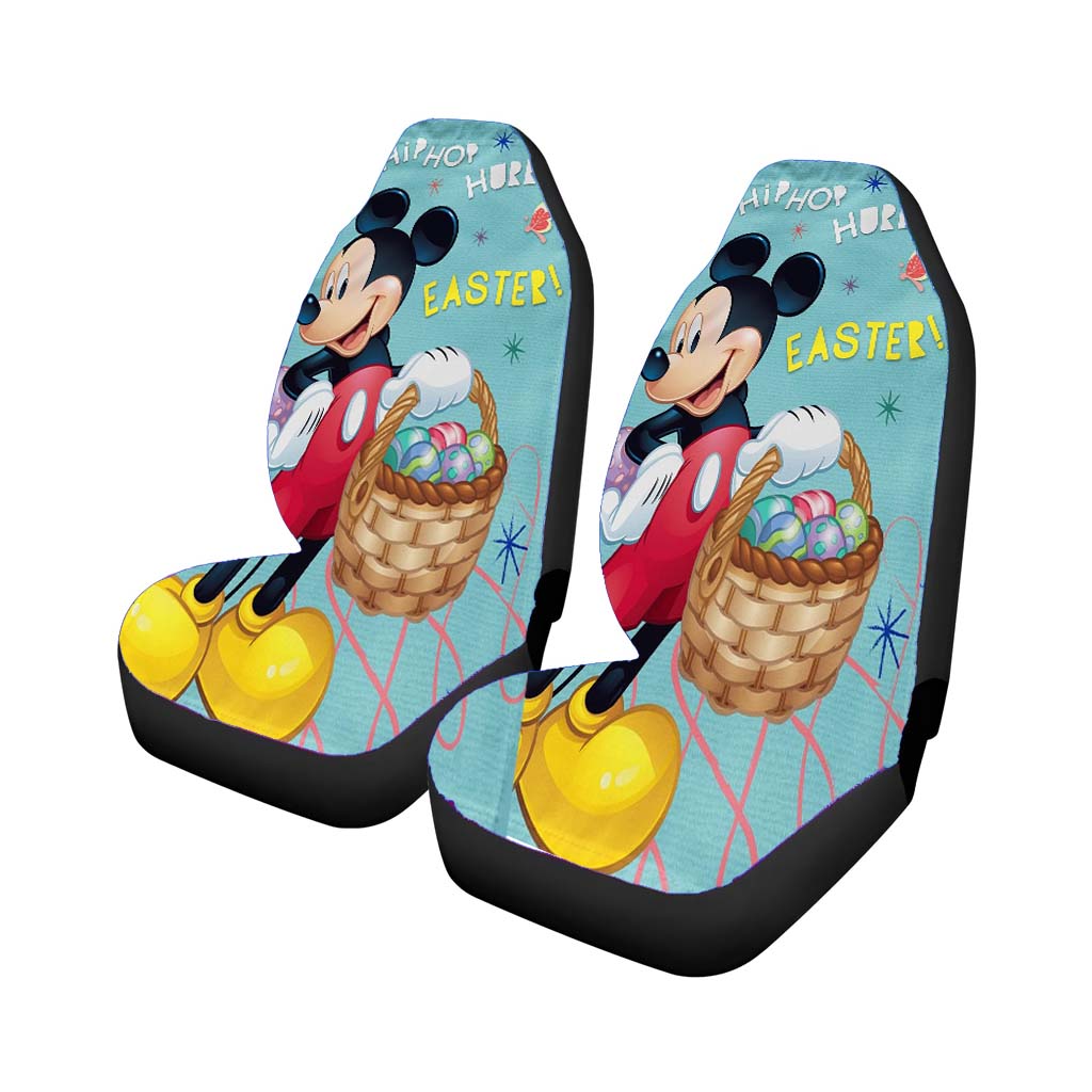 Disney Mickey Hip Hop Hurray Easter car Seat Covers