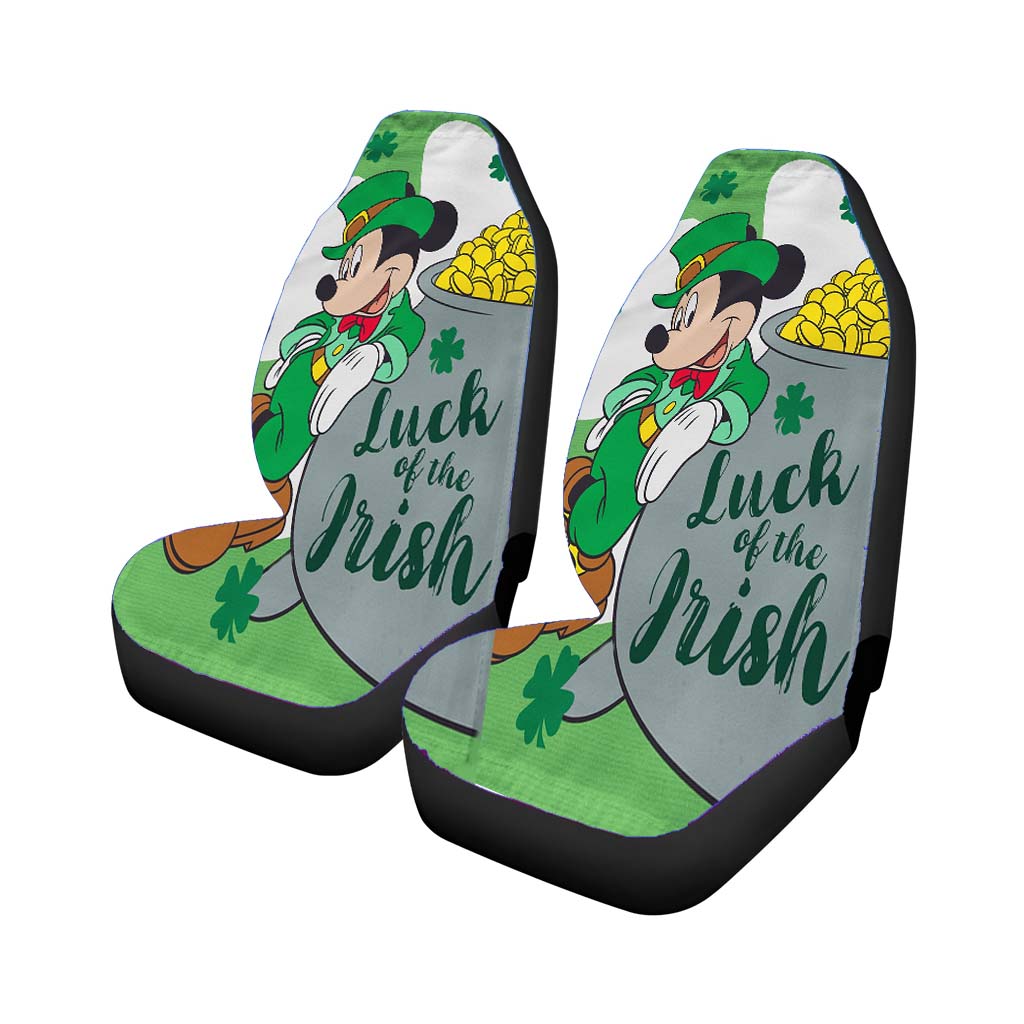 Disney Mickey Luck Of The Irish car Seat Covers