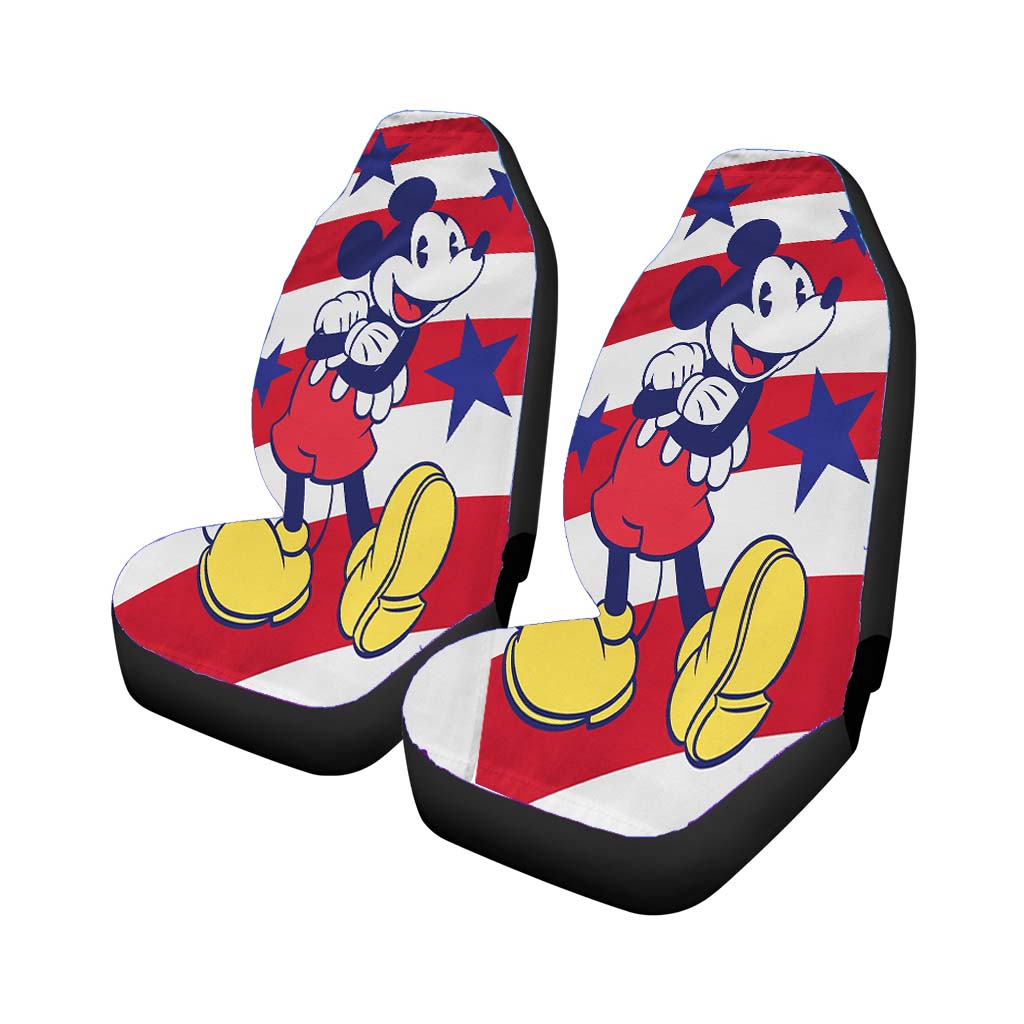 Disney Mickey Mouse Stars And Stripes car Seat Covers