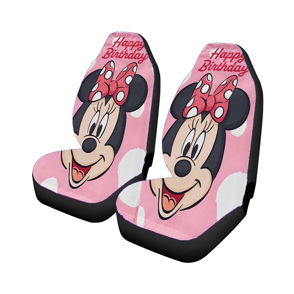 Disney Minnie Mouse Birthday car Seat Covers