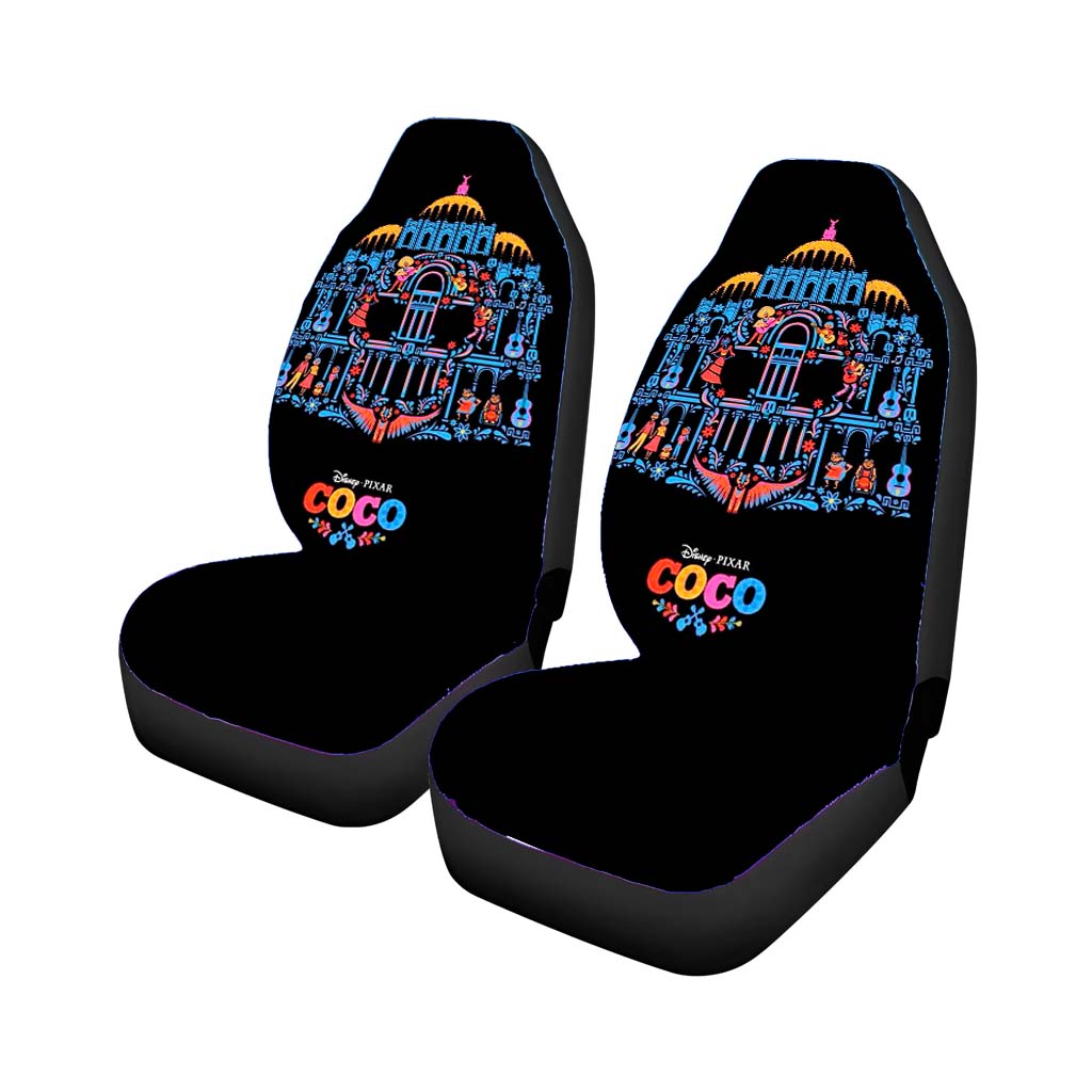 Disney Pixar Coco Castle Pattern car Seat Covers