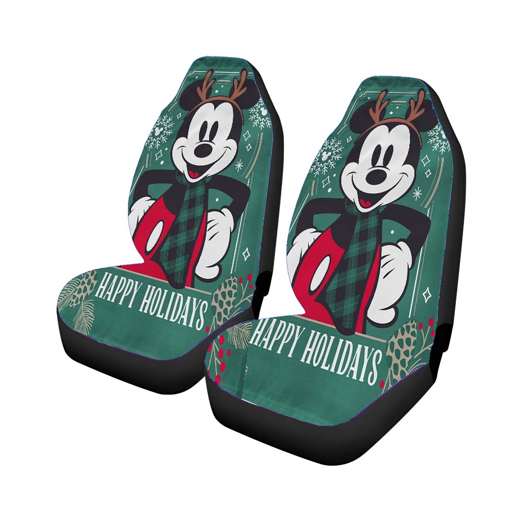 Disney Reindeer Holiday Mickey car Seat Covers