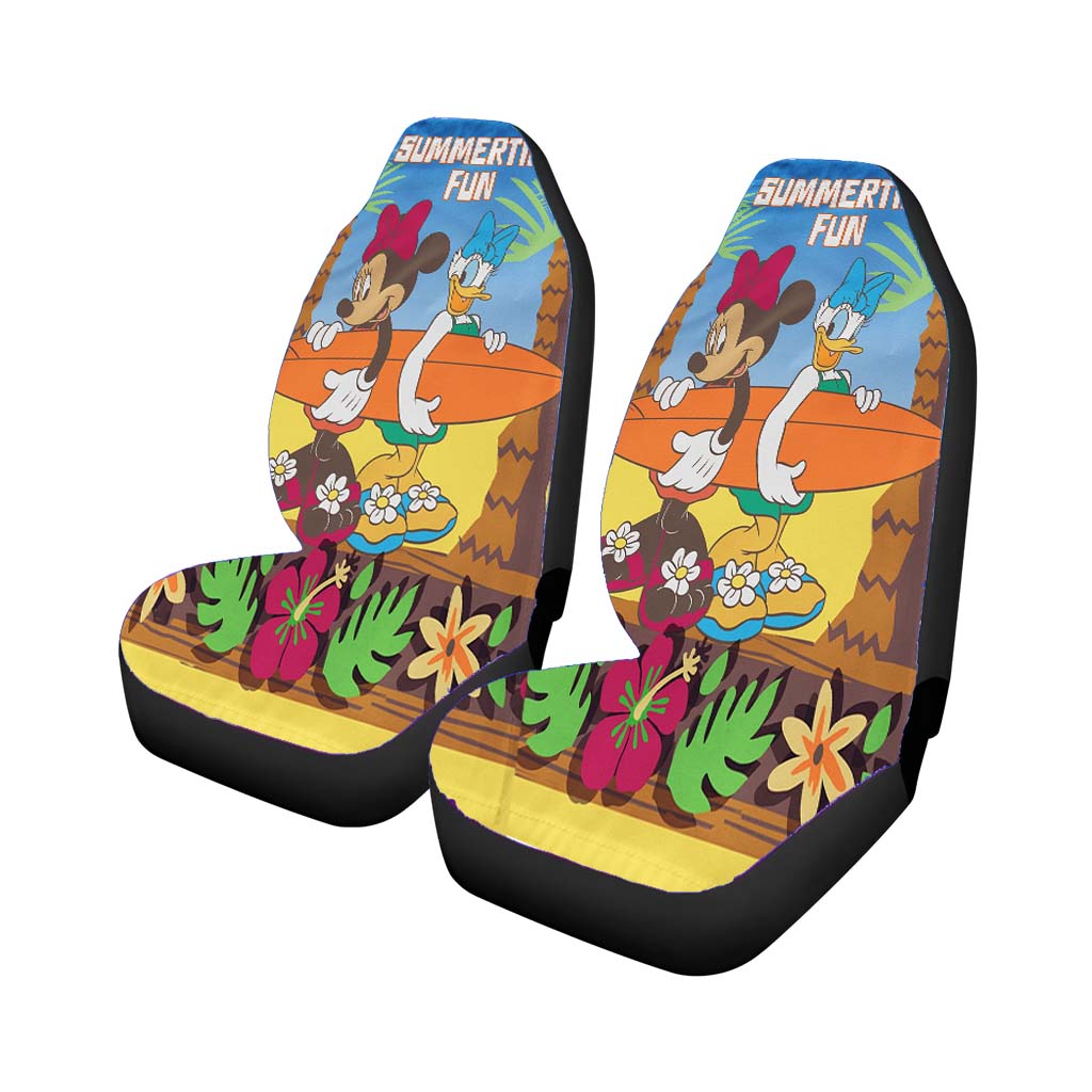 Disney Surfergirls Minnie And Daisy car Seat Covers