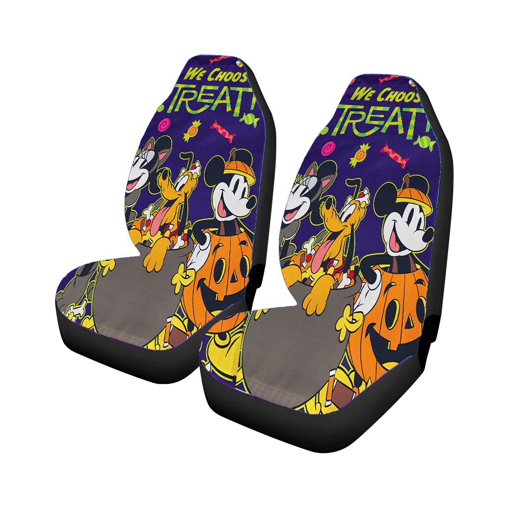 Disney We Choose Halloween Treats car Seat Covers