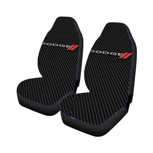 Dodge Car Logo Carbon Universal Fit Car Seat Covers
