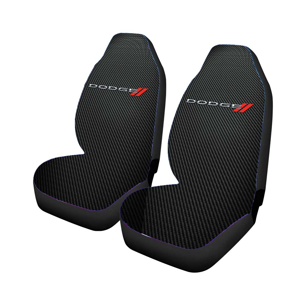 Dodge Carbon Fiber Logo car Seat Covers